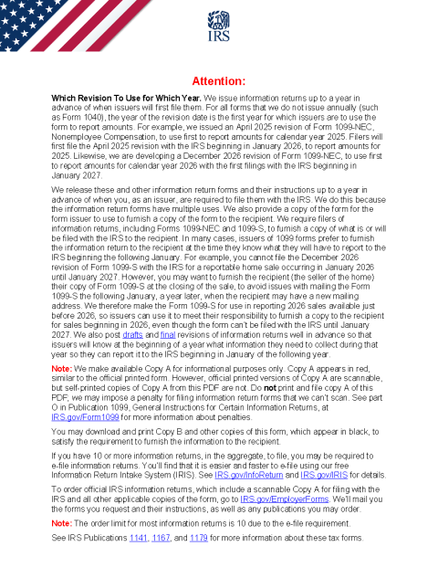 Form 1099-MISC preview thumbnail